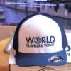WTT Flexfit White & Navy Cotton Twill Mesh - Image 2