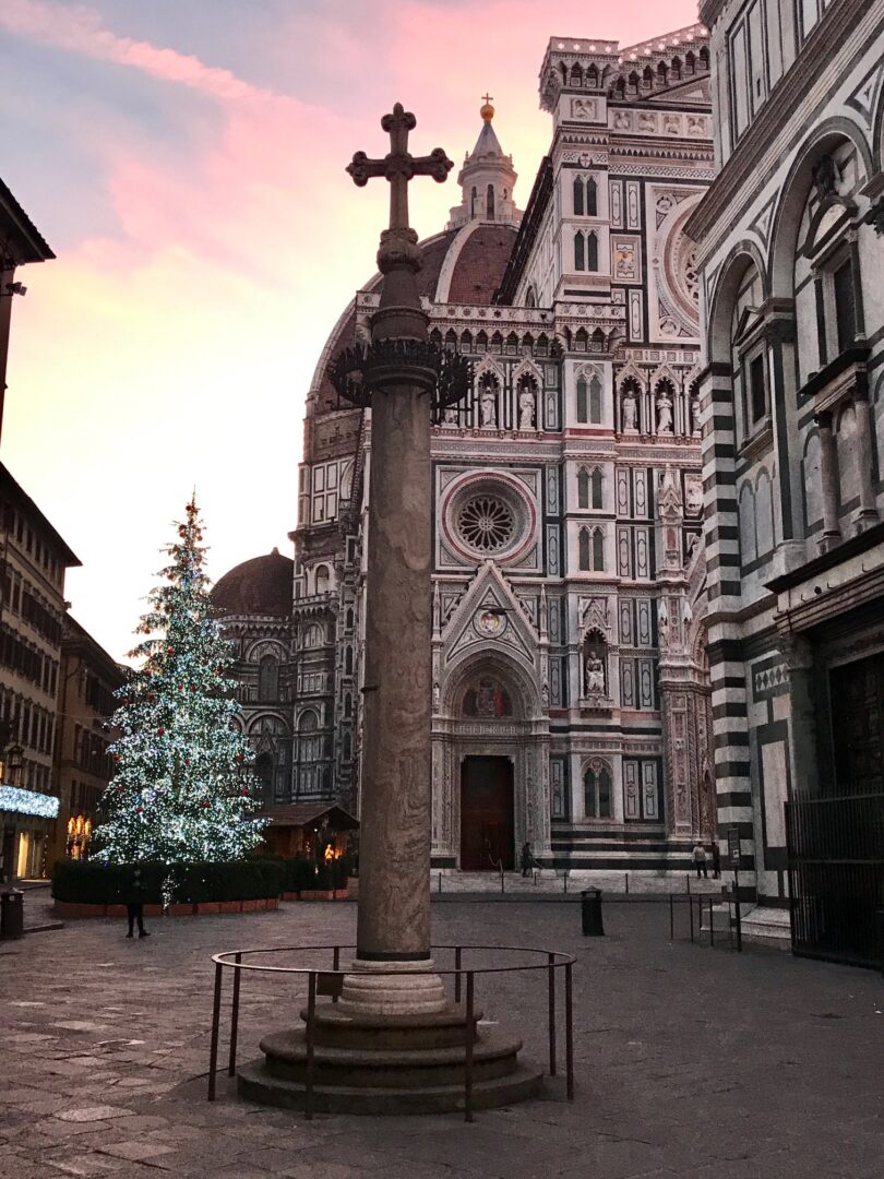 The Duomo in Florence during Christmas