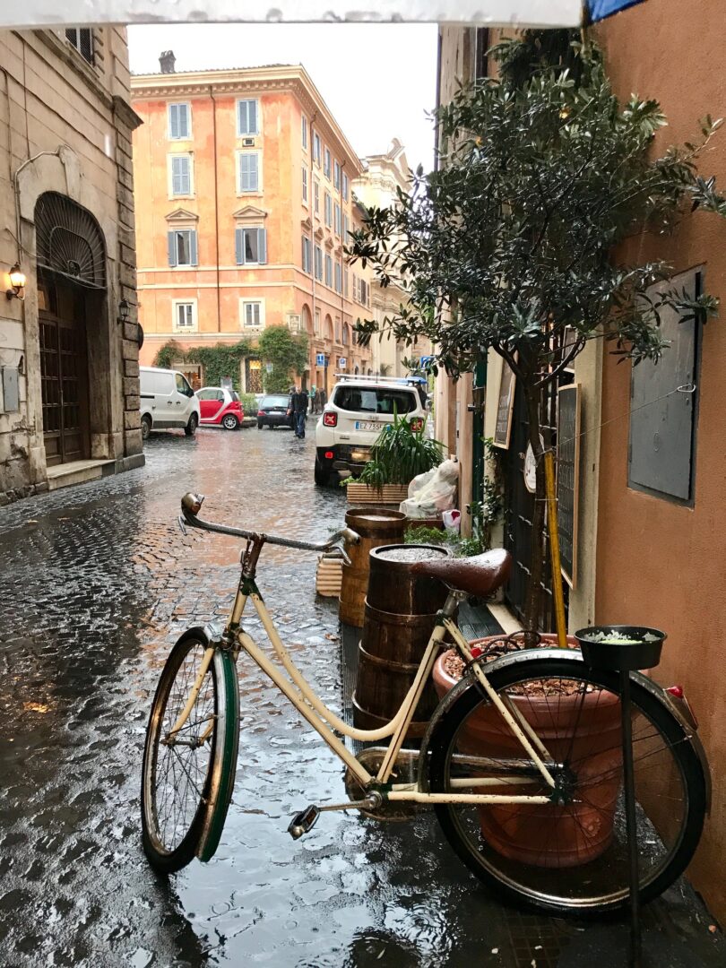 Rainy day in Rome
