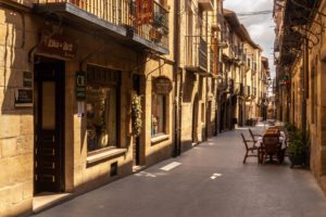 Street in Laguardia, Spain.
