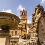 Piazza Santa Maria in Trastevere , Rome