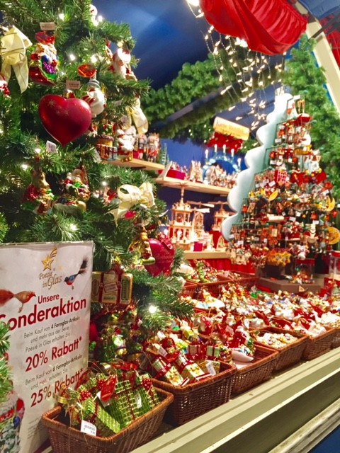 Christmas stall in Munich, Germany. 