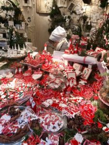 a shop having different Christmas decoration items
