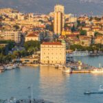 Bay view of Split Croatia
