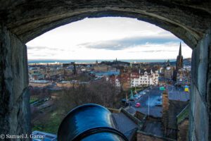 a view from the castle in Great Britain