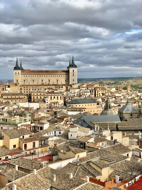 Top View of the Alcazar of Toledo