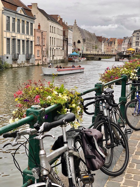 Ghent bike and boats