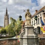 Brugge Statue and Tower 1